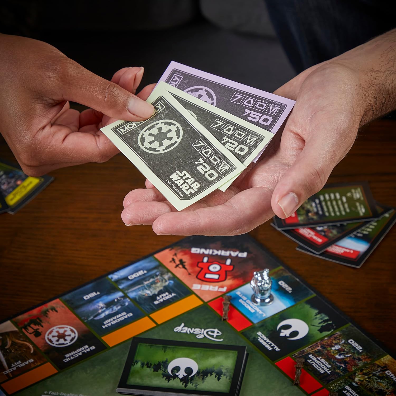 Hasbro Gaming Monopoly: Star Wars Return of The Jedi Board Game for 2-6 Players, Inspired by Return of The Jedi Movie, Game for Families and Kids Ages 8+ (Amazon Exclusive