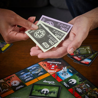 Hasbro Gaming Monopoly: Star Wars Return of The Jedi Board Game for 2-6 Players, Inspired by Return of The Jedi Movie, Game for Families and Kids Ages 8+ (Amazon Exclusive