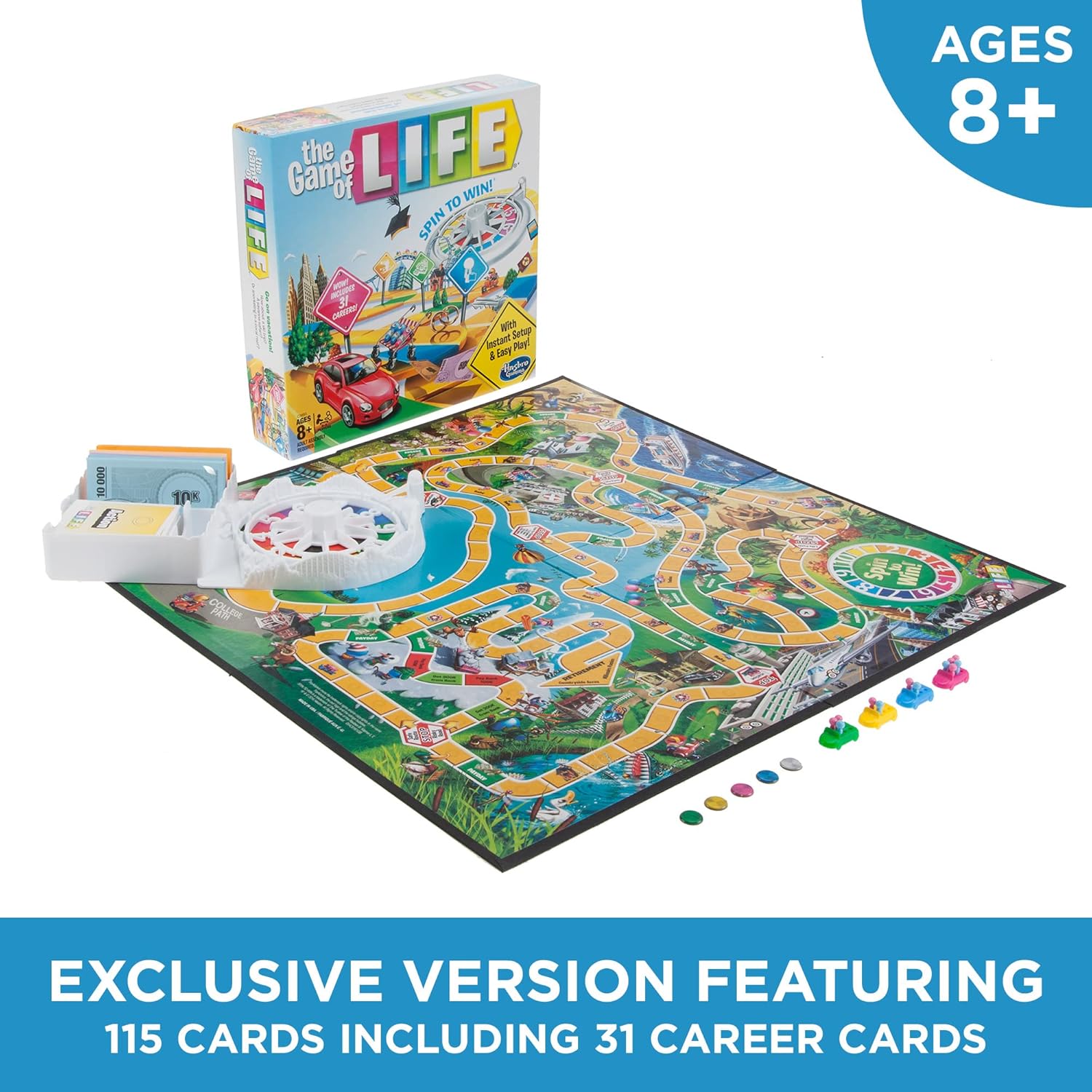 Hasbro C3893 Le Jeu de la Vie (Amazon Exclusive