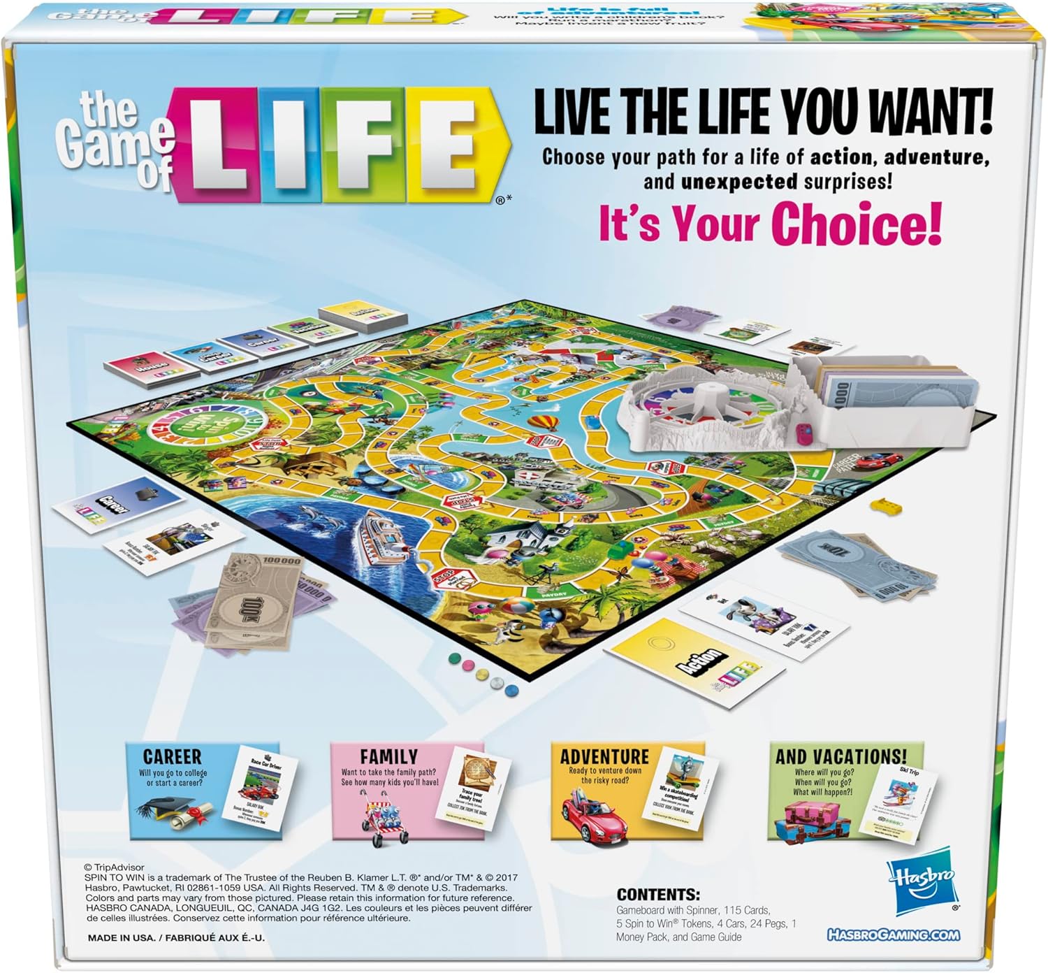 Hasbro C3893 Le Jeu de la Vie (Amazon Exclusive