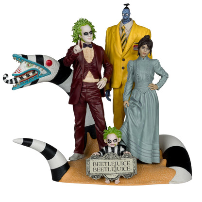 McFarlane Toys - Beetlejuice Beetlejuice Lot de 4 figurines posées de 15,2 cm