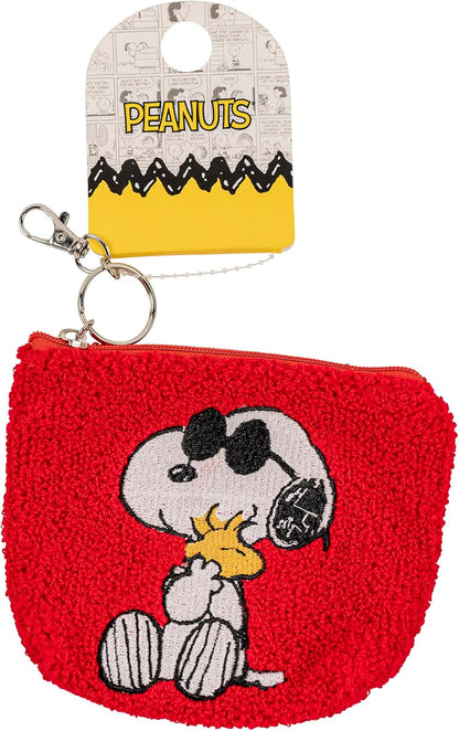 DISNEY Peanuts Snoopy Schlüsselanhänger in Rot und Weiß, Rot, Weiß und Schwarz, Einheitsgröße, Modern