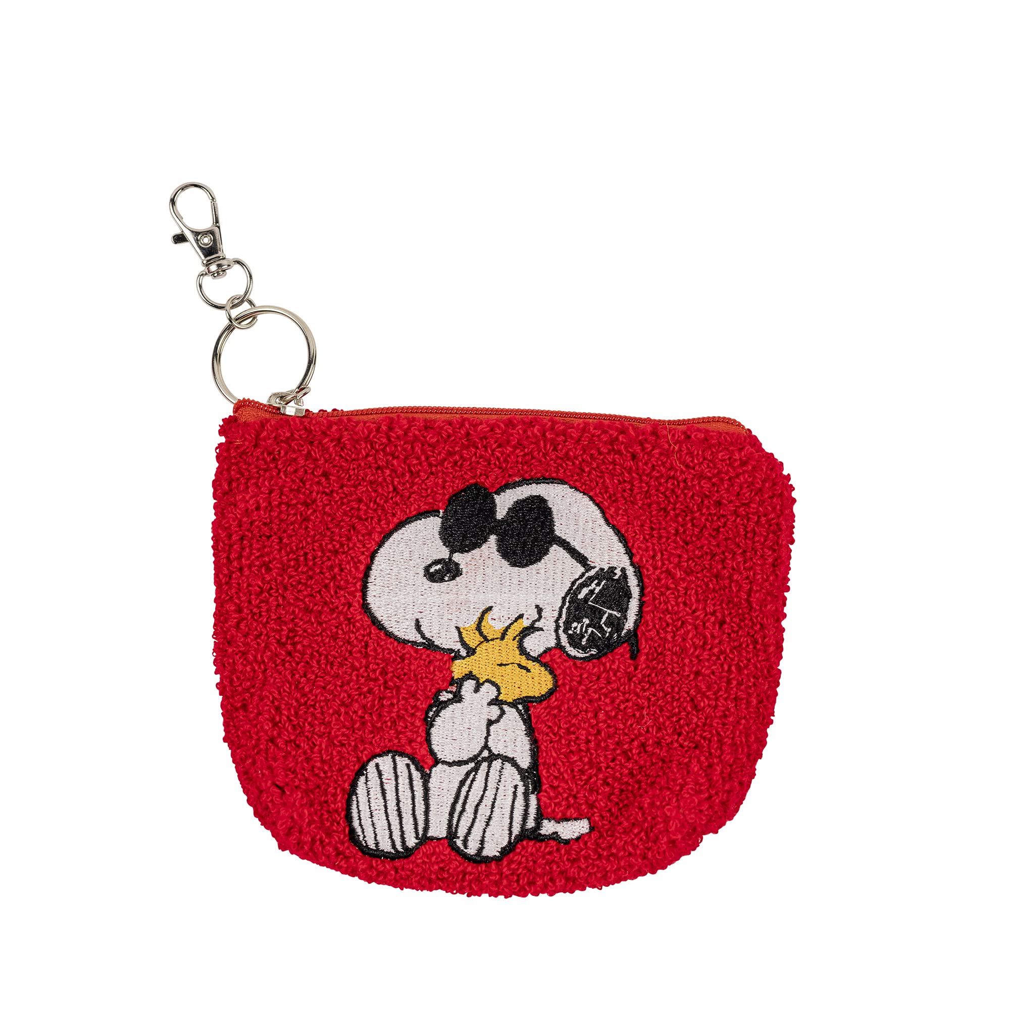 DISNEY Peanuts Snoopy Schlüsselanhänger in Rot und Weiß, Rot, Weiß und Schwarz, Einheitsgröße, Modern