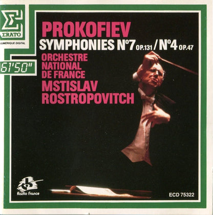 Prokofiev: Symphonies No. 7 & 4 - M. Rostropovitch
