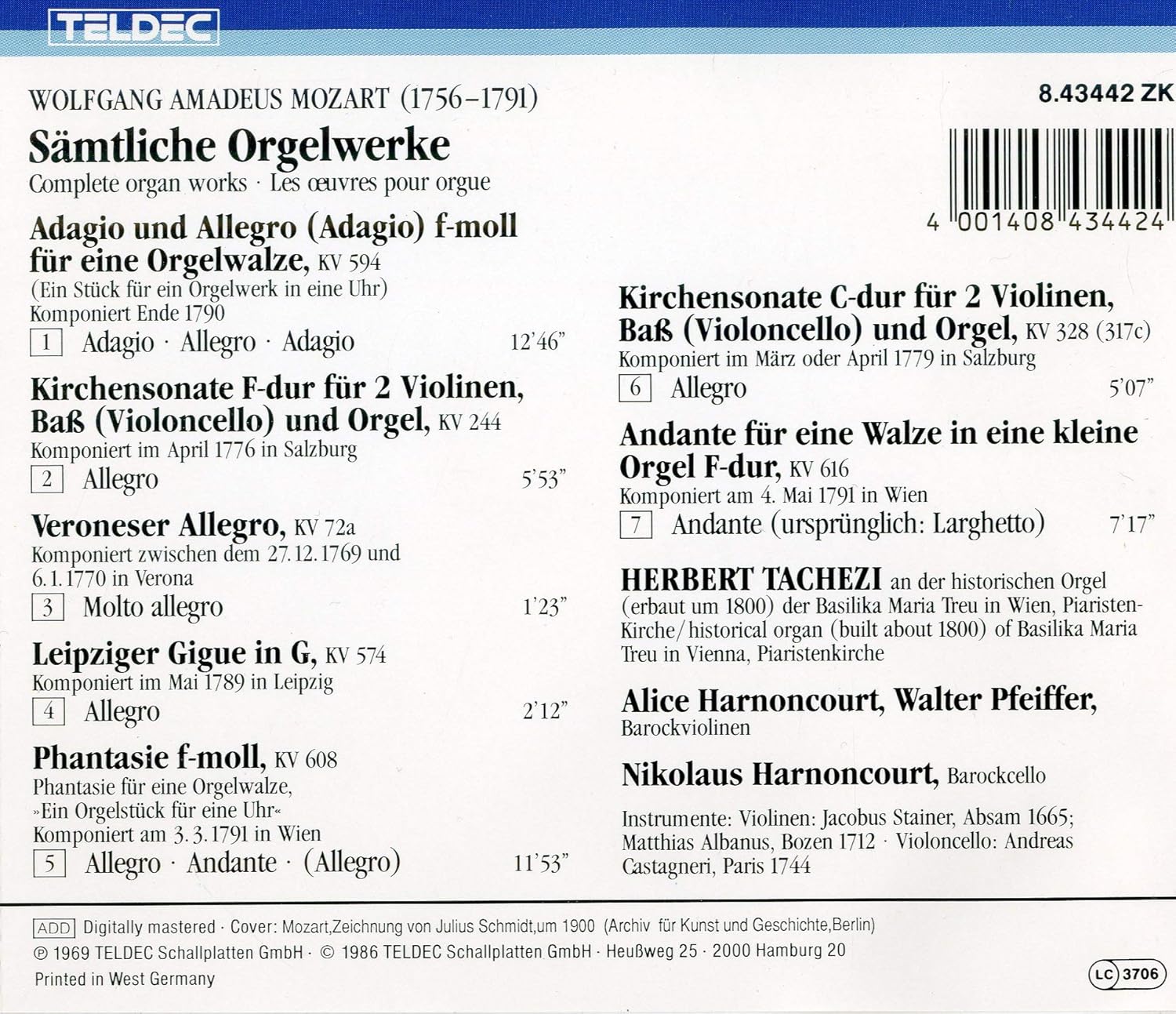 Mozart: Complete Organ Works