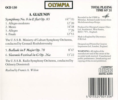 Sinfonie 8/Op.78,26a