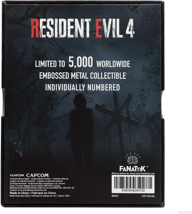 Fanattik Resident Evil 4 Limited Edition Wayshrine Sammlerstück Metallschlüssel (nummeriert