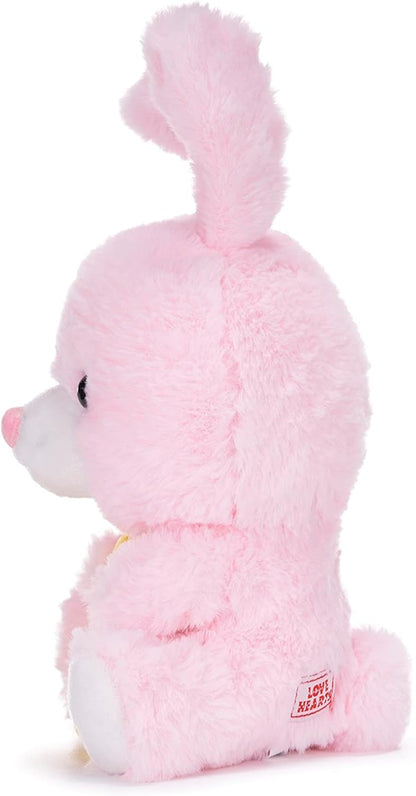 Swizzels Love Hearts 18cm (7-Inch) Baby Bunny Rabbit ‘SOMEBUNNY LOVES YOU’ Plush Soft Toy