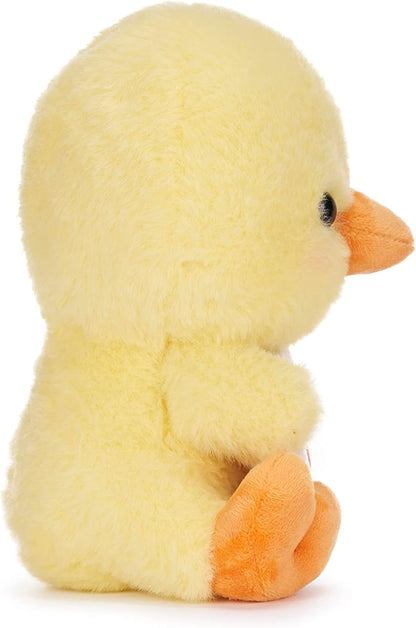 Swizzels Love Hearts 18cm (7-Inch) Baby Chick ‘I THINK YOU’RE EGG-CELLENT’ Plush Soft Toy