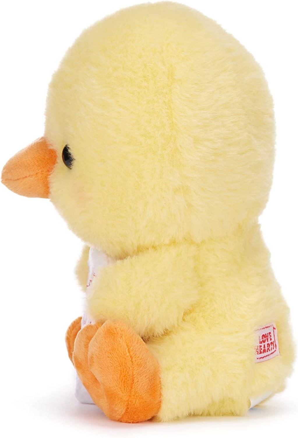 Swizzels Love Hearts 18cm (7-Inch) Baby Chick ‘I THINK YOU’RE EGG-CELLENT’ Plush Soft Toy