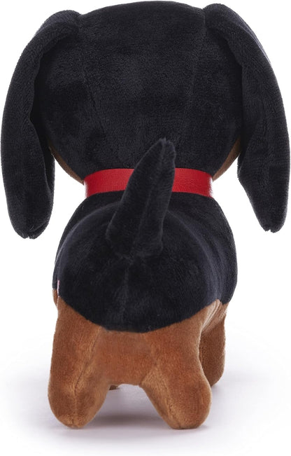 Posh Paws Swizzles Love Hearts Dave the Dachshund 'Clever Sausage' Dog 7" (18CM) Soft Toy