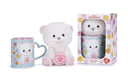 Posh Paws Swizzels Love Hearts Bronte 'I Love You' Bear 11OZ Mug & Plush Gift Set, Blue, 37742