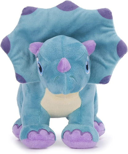 Posh Paws Dinky Dinosaurs 25CM (10-Inch) Triceratops Dinosaur Soft Toy