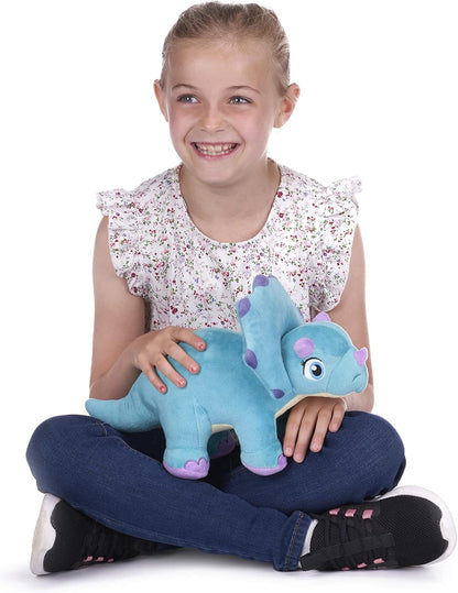 Posh Paws Dinky Dinosaurs 25CM (10-Inch) Triceratops Dinosaur Soft Toy