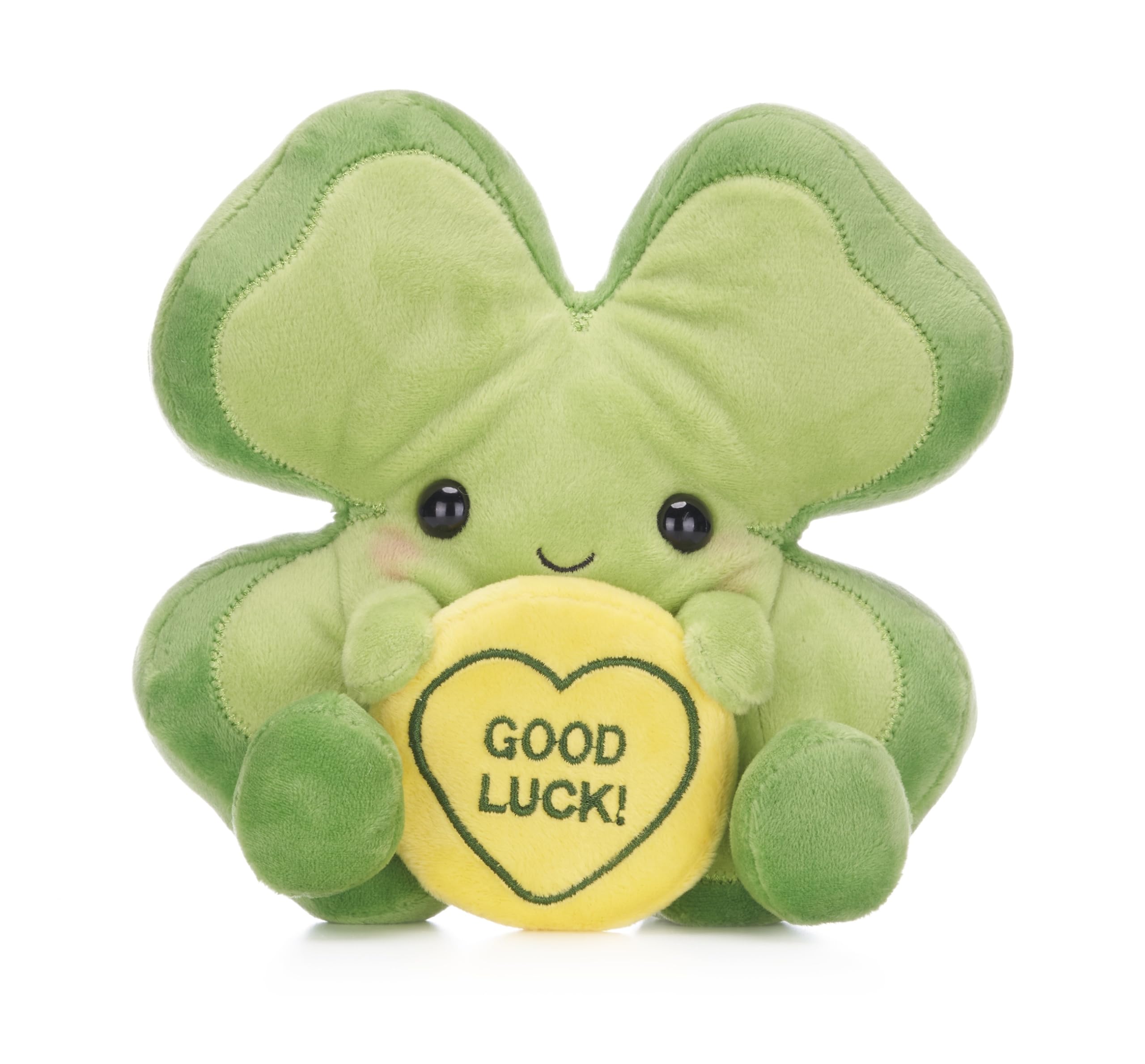 Swizzels Love Hearts - Peluche de trébol de buena suerte (18 cm