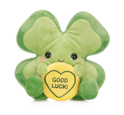 Swizzels Love Hearts - Peluche de trébol de buena suerte (18 cm