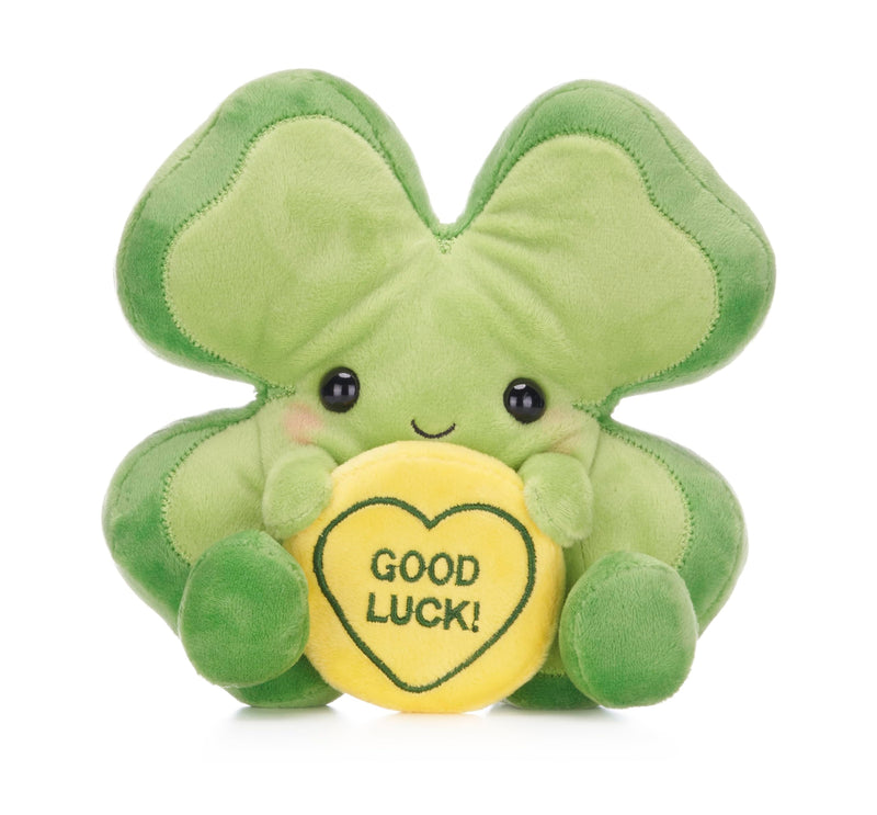 Swizzels Love Hearts - Peluche de trébol de buena suerte (18 cm