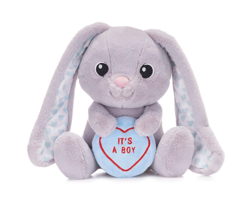 Swizzels Love Hearts "It's A Boy" Baby Benjamin Bunny 7" (18cm) Plush Soft Toy for Newborn Babies