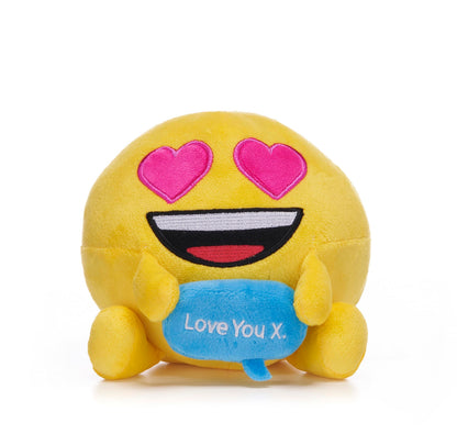 Emoji 7" (18cm) Heart Eyes "Love You X!" Emoji Plush Soft Toy