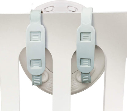 B Kids Infantino Luz Calmante y Proyector, Luz Nocturna con Clip para Cuna con Diseño Grow-with-Me, Proyector de Noche Estrellada y Luz de Mesa con Melodías y Sensores de Sonido Incorporados, Gris