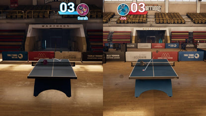 Maxx Tech Tip Top Table Tennis Kit For Nintendo Switch - Includes 2x table tennis bats, an adjustable net, a ping-pong ball and a digital game code for the Tip Top Table Tennis game