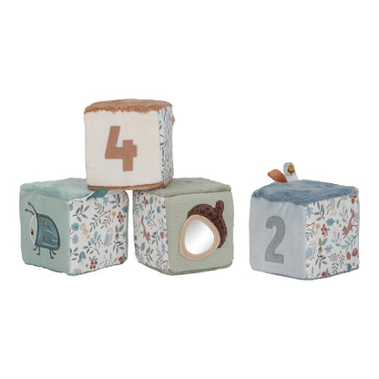 Little Dutch 8916 Activity stoffen kubus - Forest Friends