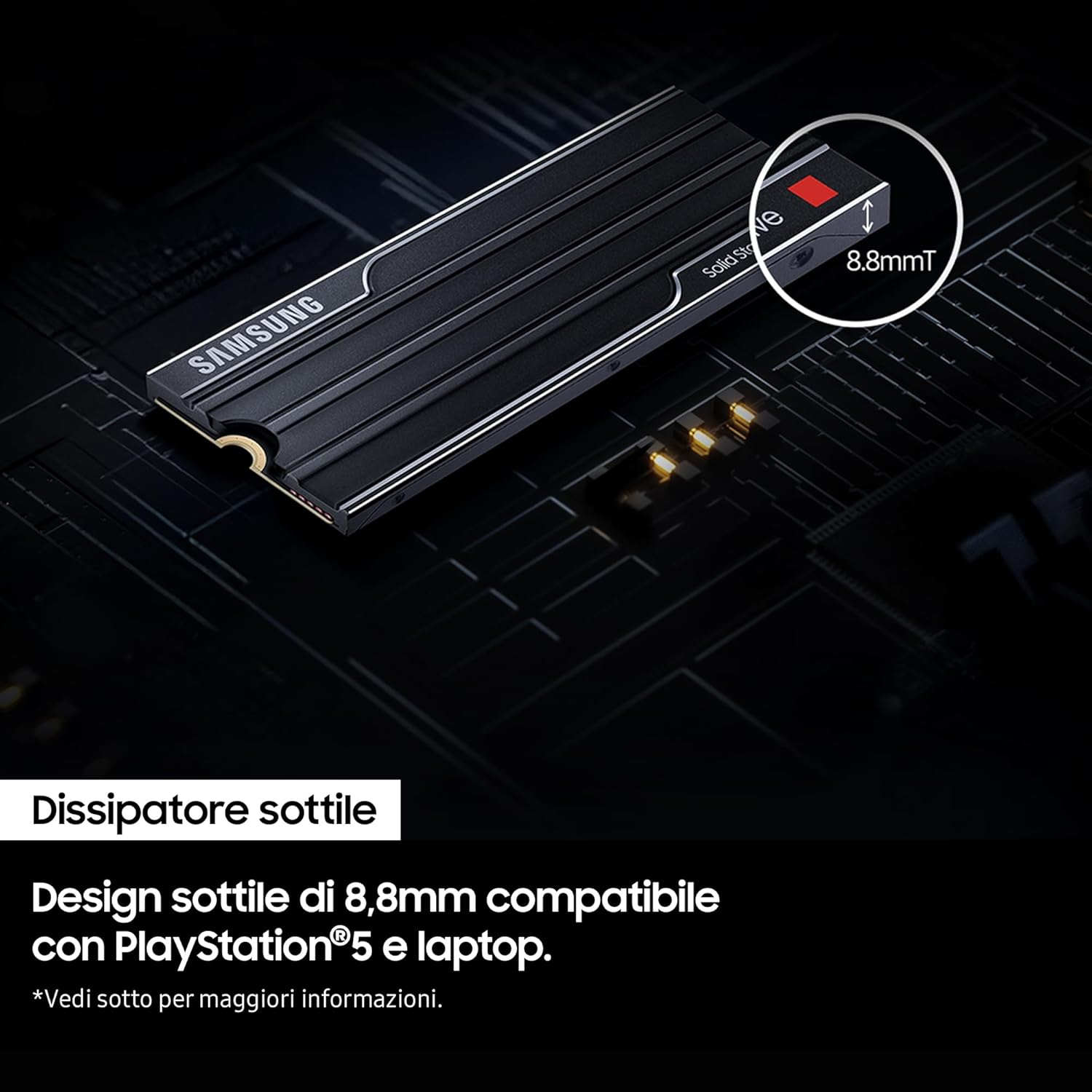 Ssd Nvme M2 9100 Pro 1Tb W/Heatsink