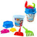 Studio 100 Bumba Beach Set Toy Blue 6-Piece Sand Shapes