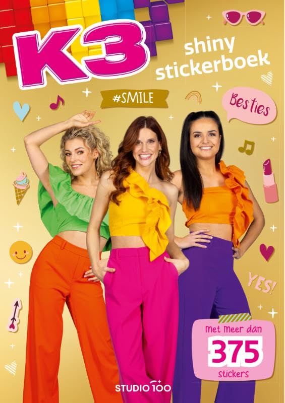 Studio 100 - K3 Stickerboek - Shiny Stickers