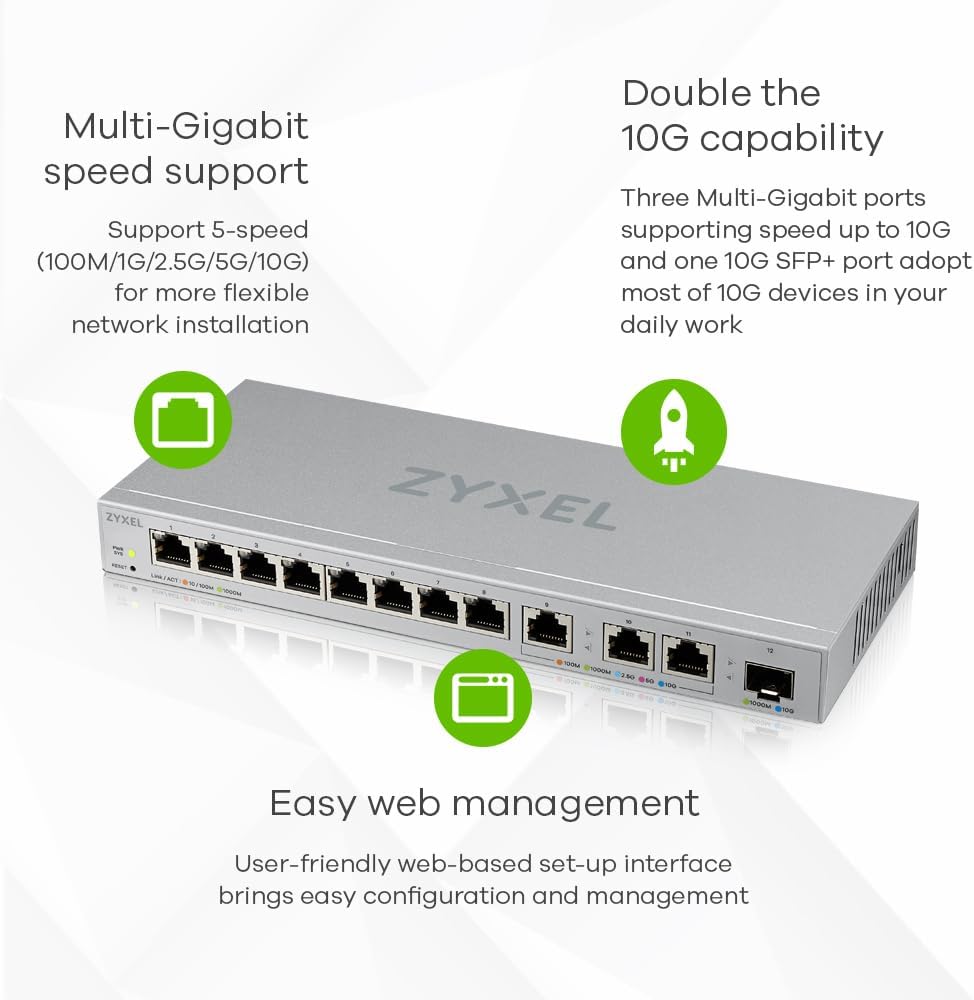 Switch Zyxel Xgs1250-12-Zz0102F