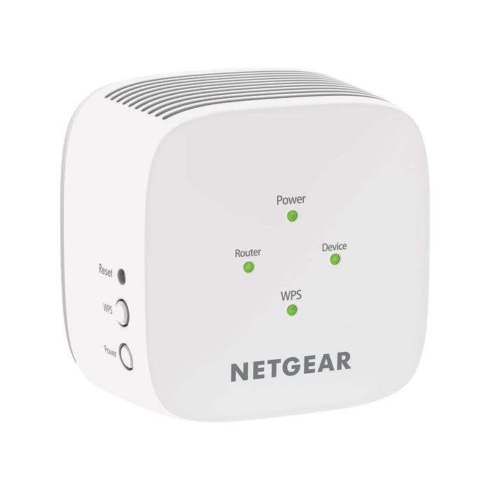 NETGEAR WiFi Range Extender (EX3110) – Add up to 650 sq.ft. and 20 devices with AC750 Dual-Band Wireless Signal Booster & Repeater (up to 750 Mbps Speed), Easy Setup, Compact Wall Plug Design, White
