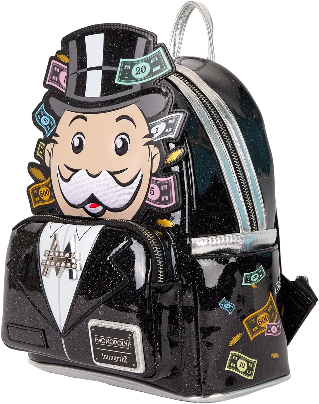 Loungefly Hasbro Monopoly Pennybags Mini Backpack