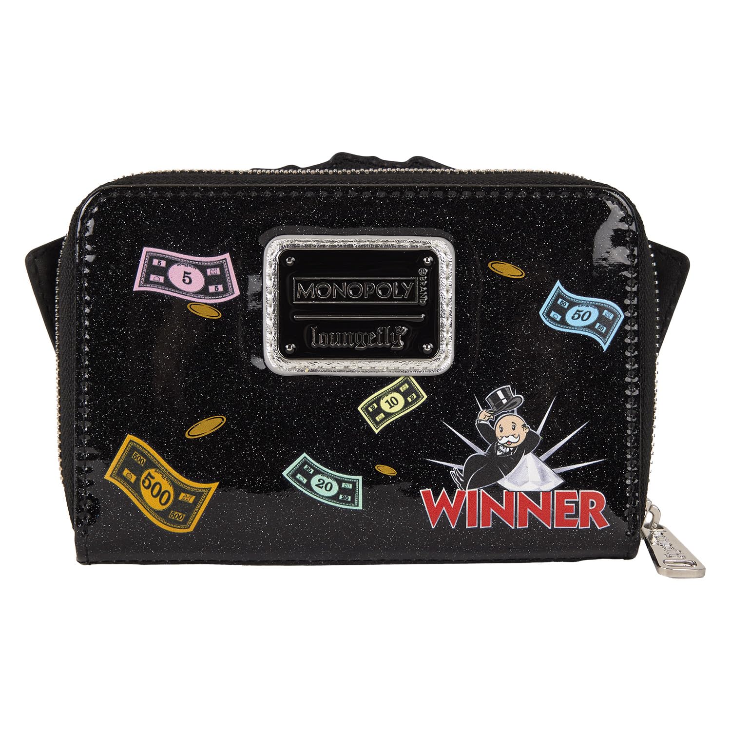 Loungefly Hasbro Monopoly Money Zip Around Wallet