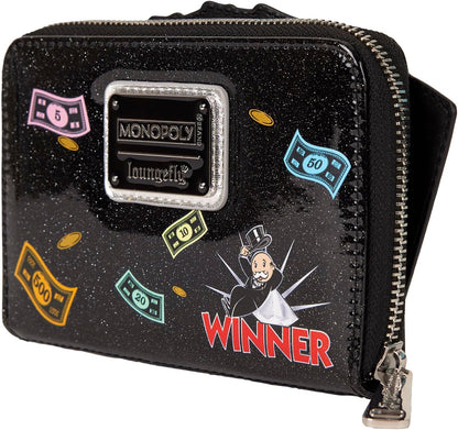 Loungefly Hasbro Monopoly Money Zip Around Wallet