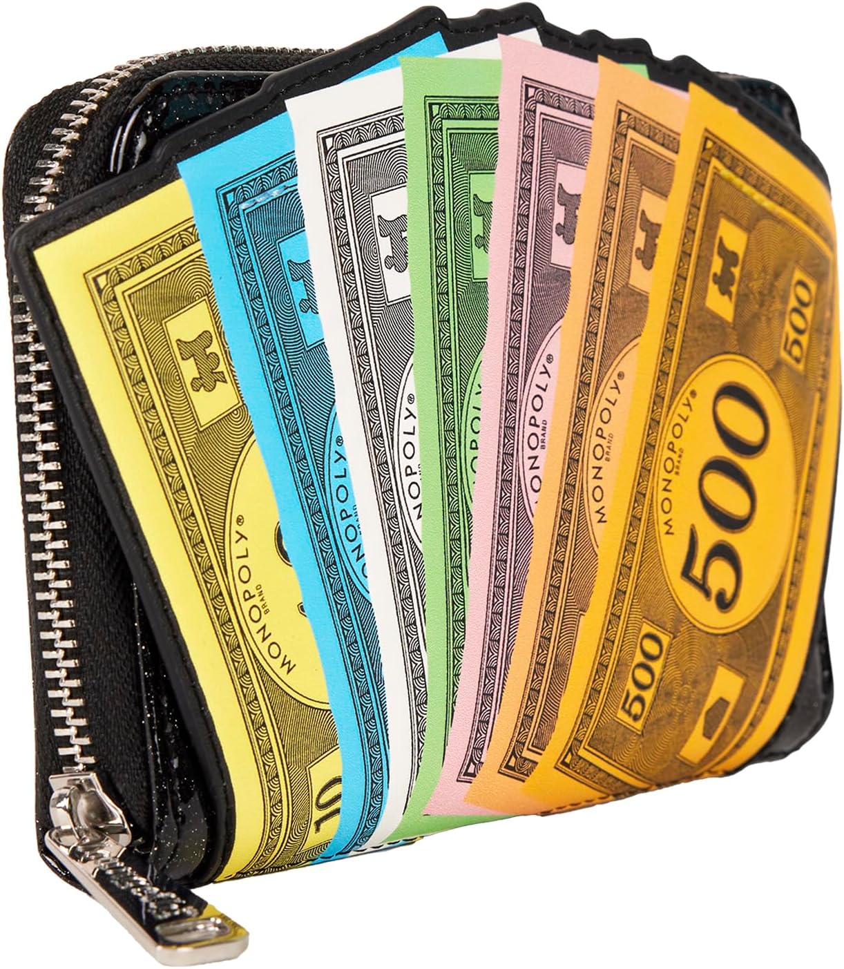 Loungefly Hasbro Monopoly Money Zip Around Wallet