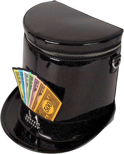 Loungefly Hasbro Monopoly Top Hat Crossbody Bag