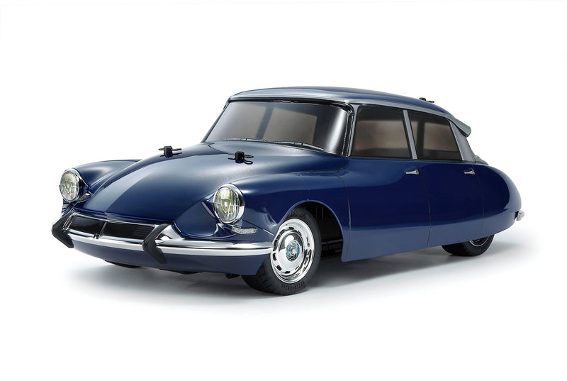 TAMIYA 47502 1:10 RC Citroen DS MB-01 Blue Painted Remote Control Car, Vehicle, Model Building, Assembly, Hobby, RC Kit