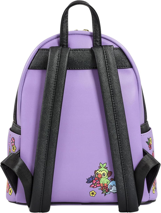 Loungefly Pokemon - Wagara - Embroidered Mini Backpack - Premium Vegan Leather - Gift Idea - Official Merchandise - for Boys, Girls Men and Women - Anime Fans