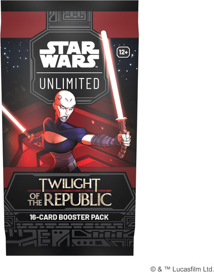 Fantasy Flight Games - Star Wars: Unlimited TCG Twilight of the Republic BOOSTER DISPLAY (Set of 24 Booster Packs) - Trading Card Game for Kids und Adults, Ages 12+, 2+ Players, 20 Min Playtime