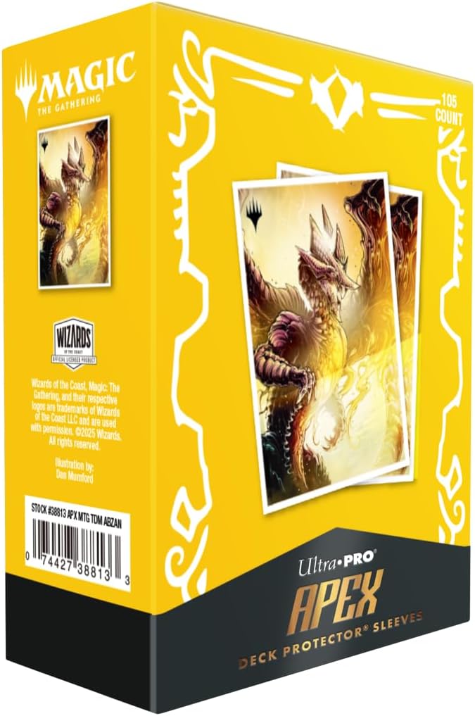 Ultra PRO - Tarkir Dragonstorm 105ct Apex Deck Protector Sleeves Abzan for Magic: The Gathering