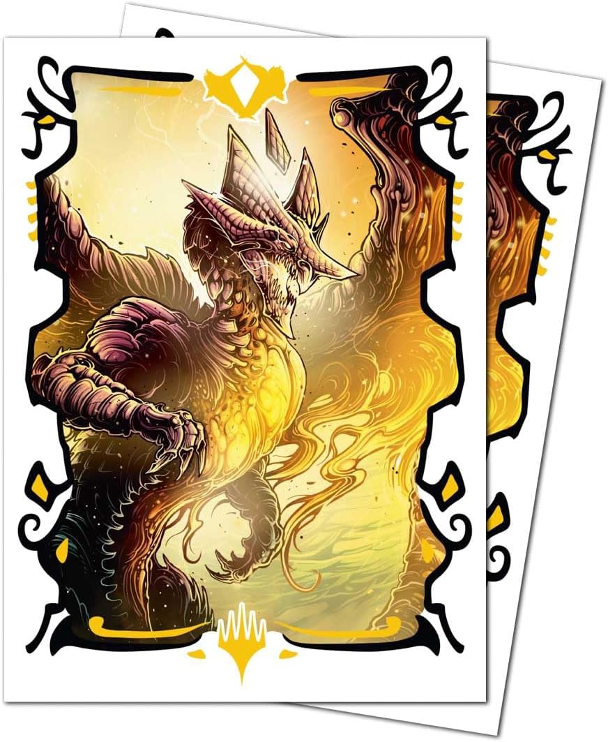 Ultra PRO - Tarkir Dragonstorm 105ct Apex Deck Protector Sleeves Abzan for Magic: The Gathering