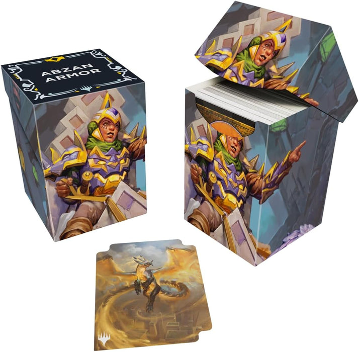 Ultra Pro - Tarkir Dragonstorm 100+ Deck Box Abzan Commander for Magic: The Gathering
