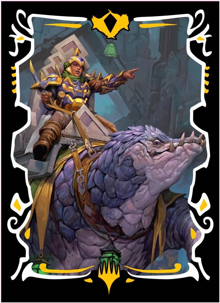 Ultra PRO - Tarkir Dragonstorm Felothar The Steadfast (Abzan Armor Commander Deck) 100ct Deck Protector Sleeves for Magic: The Gathering | Accessori per la raccolta magica MTG Protezione carte TCG