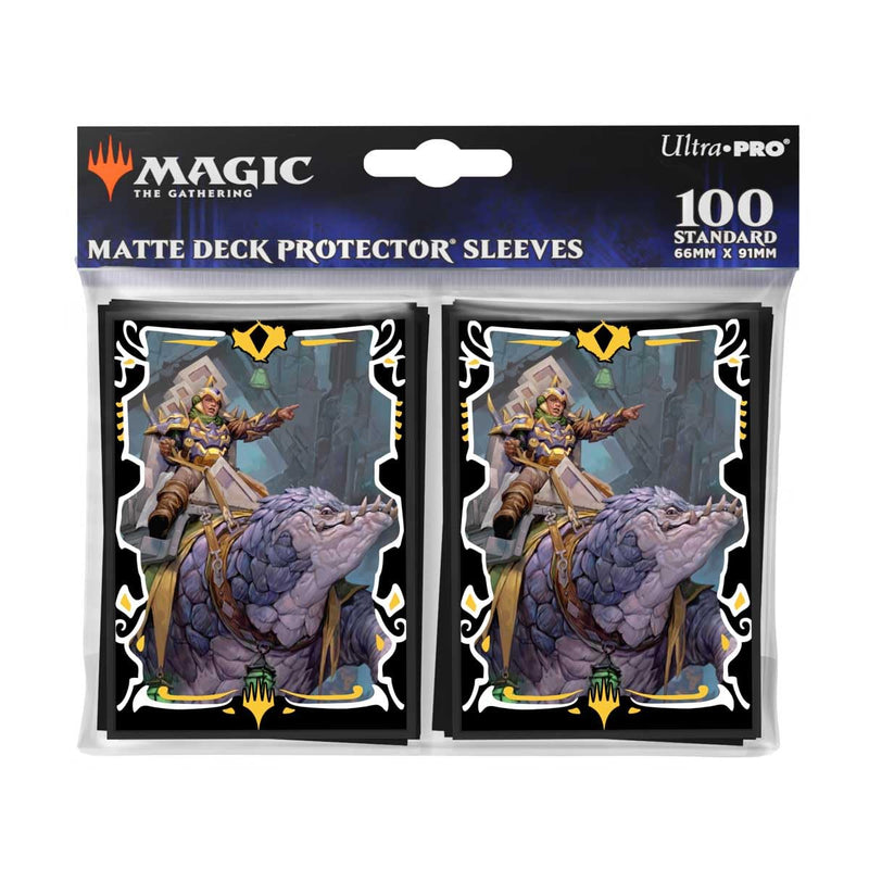 Ultra PRO - Tarkir Dragonstorm Felothar The Steadfast (Abzan Armor Commander Deck) 100ct Deck Protector Sleeves for Magic: The Gathering | Accessori per la raccolta magica MTG Protezione carte TCG