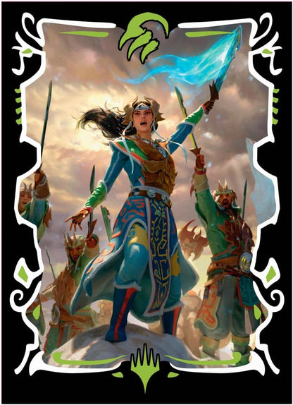 Ultra PRO - Tarkir Dragonstorm 100ct Deck Protector Sleeves Temur Commander for Magic: The Gathering