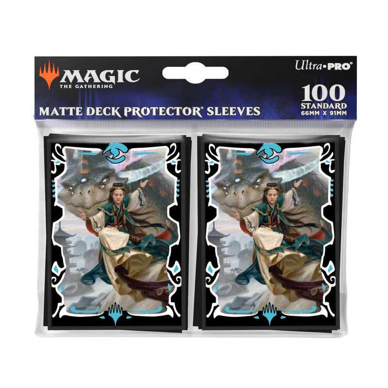 Ultra PRO - Tarkir Dragonstorm 100ct Deck Protector Sleeves Jeskai Commander for Magic: The Gathering
