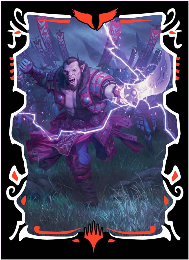 Ultra PRO - Tarkir Dragonstorm 100ct Deck Protector Sleeves Mardu Commander for Magic: The Gathering