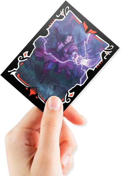 Ultra PRO - Tarkir Dragonstorm 100ct Deck Protector Sleeves Mardu Commander for Magic: The Gathering