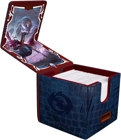 Ultra Pro - Tarkir Dragonstorm Premium Alcove Edge Deck Box Jeskai for Magic: The Gathering