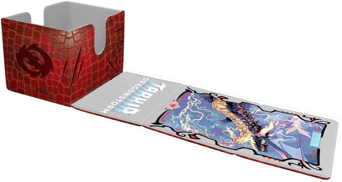 Ultra Pro - Tarkir Dragonstorm Premium Alcove Edge Deck Box Mardu for Magic: The Gathering